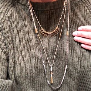 Versatile necklace!! Worn multiple ways